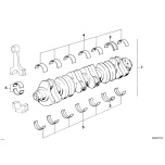  BMW M3 E36 S50B32 OEM CONNECTING ROD BEARINGS