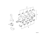 BMW S14  M SPORT E3 main bearing kit