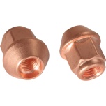 WHEEL NUT STEEL M12x1,5 copper-plated